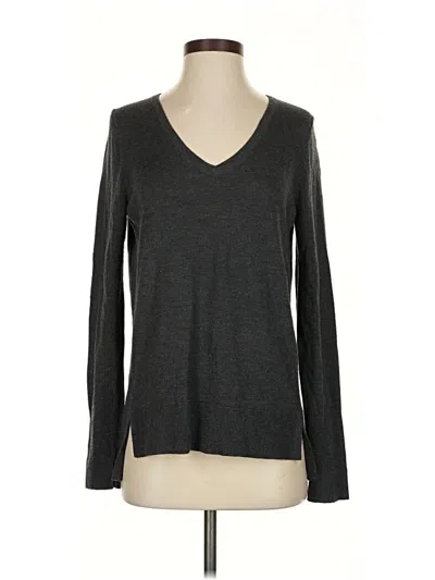 Pre-owned Ann Taylor Loft Pullover Sweater In Gray