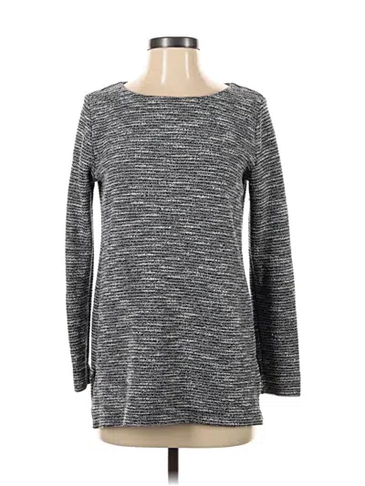 Pre-owned Ann Taylor Loft Pullover Sweater In Gray