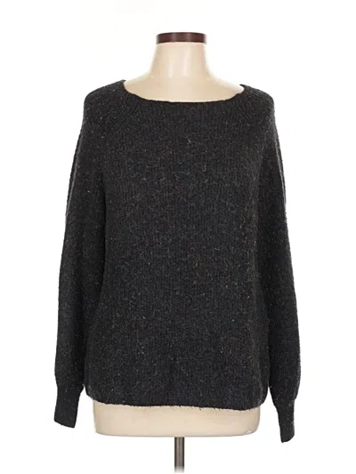Pre-owned Ann Taylor Loft Pullover Sweater In Gray