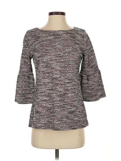 Pre-owned Ann Taylor Loft Pullover Sweater In Gray