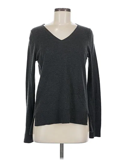 Pre-owned Ann Taylor Loft Pullover Sweater In Gray