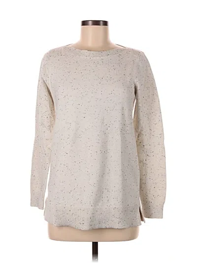 Pre-owned Ann Taylor Loft Pullover Sweater In Gray
