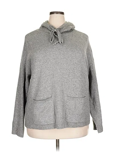 Pre-owned Ann Taylor Loft Pullover Sweater In Gray