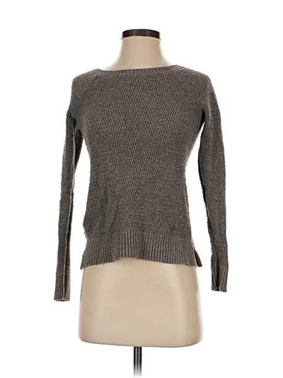 Pre-owned Ann Taylor Loft Pullover Sweater In Gray