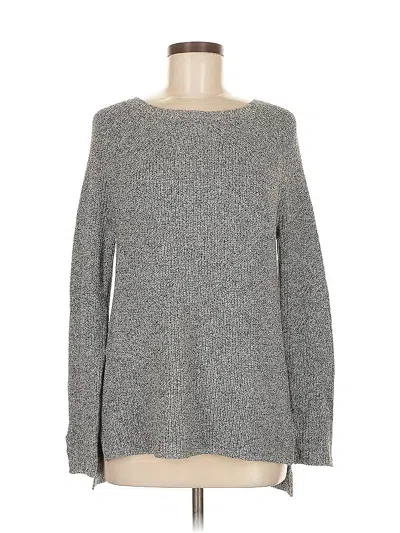 Pre-owned Ann Taylor Loft Pullover Sweater In Gray
