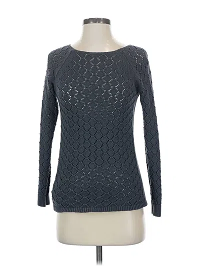 Pre-owned Ann Taylor Loft Pullover Sweater In Gray