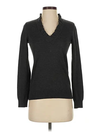 Pre-owned Ann Taylor Loft Pullover Sweater In Gray