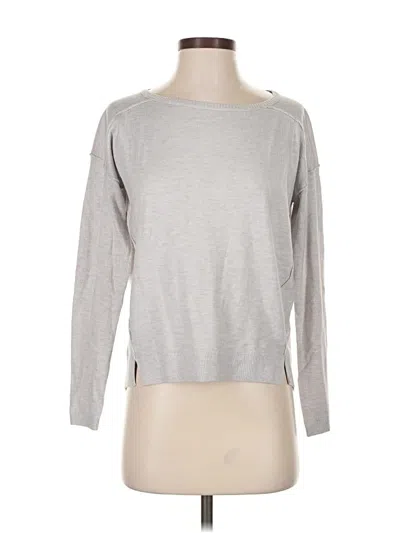Pre-owned Ann Taylor Loft Pullover Sweater In Gray