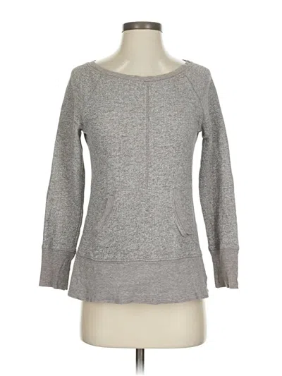 Pre-owned Ann Taylor Loft Pullover Sweater In Gray