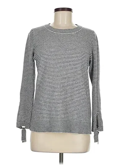 Pre-owned Ann Taylor Loft Pullover Sweater In Gray