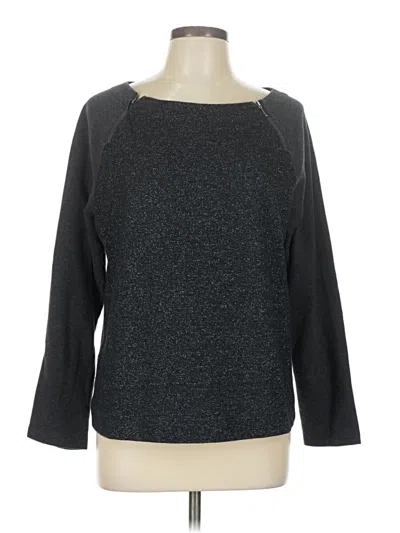 Pre-owned Ann Taylor Loft Pullover Sweater In Gray