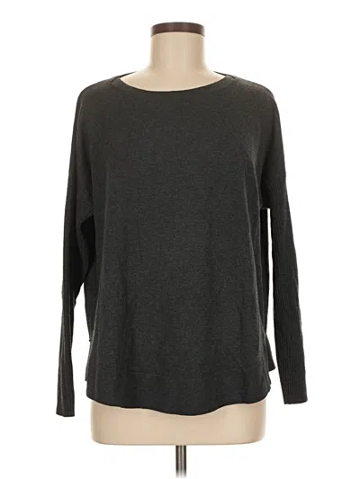 Pre-owned Ann Taylor Loft Pullover Sweater In Gray