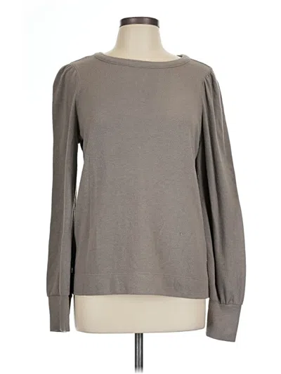 Pre-owned Ann Taylor Loft Pullover Sweater In Gray