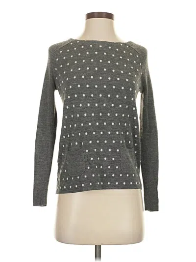 Pre-owned Ann Taylor Loft Pullover Sweater In Gray