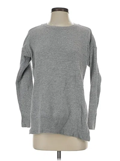 Pre-owned Ann Taylor Loft Pullover Sweater In Gray