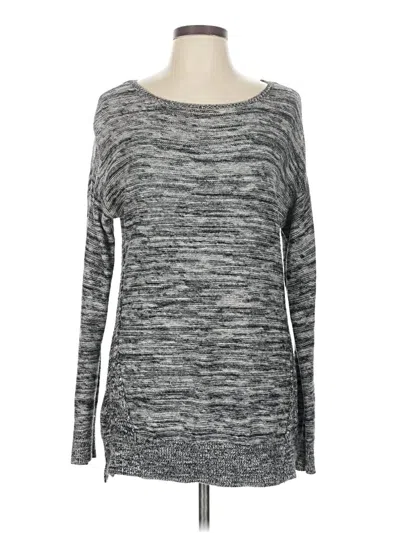 Pre-owned Ann Taylor Loft Pullover Sweater In Gray