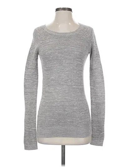 Pre-owned Ann Taylor Loft Pullover Sweater In Gray
