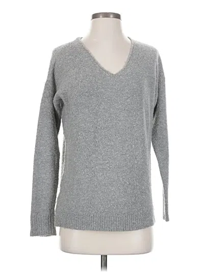 Pre-owned Ann Taylor Loft Pullover Sweater In Gray