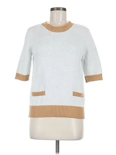 Pre-owned Ann Taylor Loft Pullover Sweater In Gray