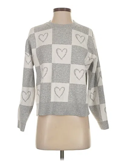 Pre-owned Ann Taylor Loft Pullover Sweater In Gray