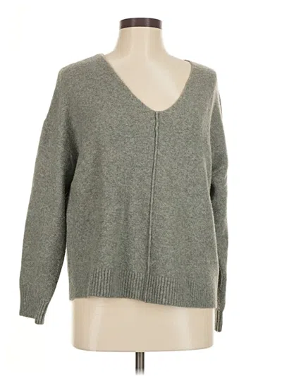 Pre-owned Ann Taylor Loft Pullover Sweater In Gray