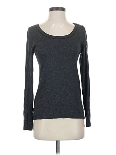 Pre-owned Ann Taylor Loft Pullover Sweater In Gray