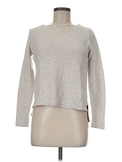 Pre-owned Ann Taylor Loft Pullover Sweater In Gray