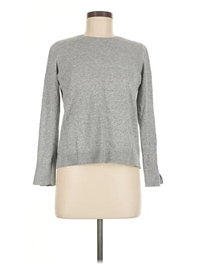 Pre-owned Ann Taylor Loft Pullover Sweater In Gray
