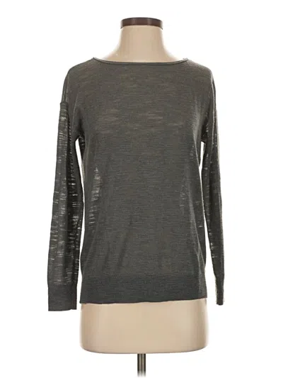 Pre-owned Ann Taylor Loft Pullover Sweater In Gray