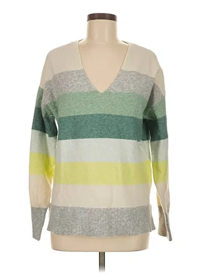 Pre-owned Ann Taylor Loft Pullover Sweater In Gray