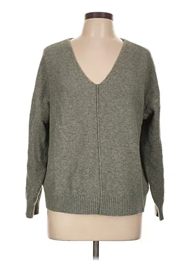 Pre-owned Ann Taylor Loft Pullover Sweater In Gray