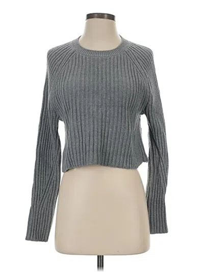 Pre-owned Ann Taylor Loft Pullover Sweater In Gray