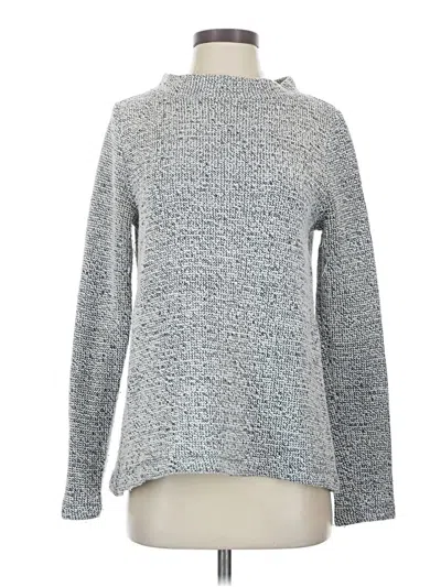 Pre-owned Ann Taylor Loft Pullover Sweater In Gray