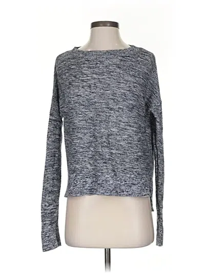 Pre-owned Ann Taylor Loft Pullover Sweater In Gray