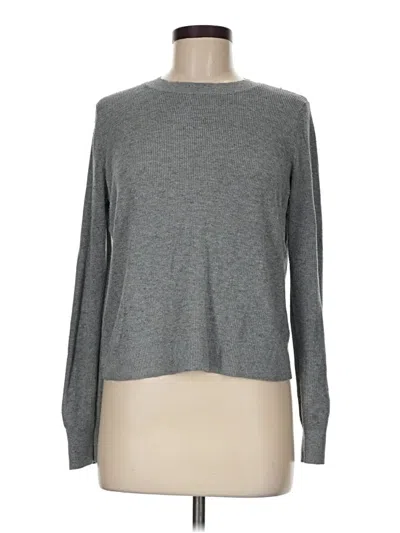 Pre-owned Ann Taylor Loft Pullover Sweater In Gray