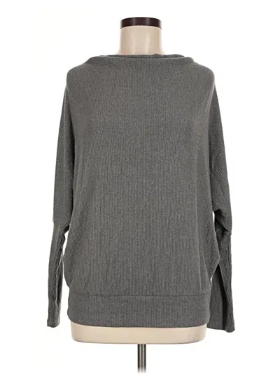 Pre-owned Ann Taylor Loft Pullover Sweater In Gray