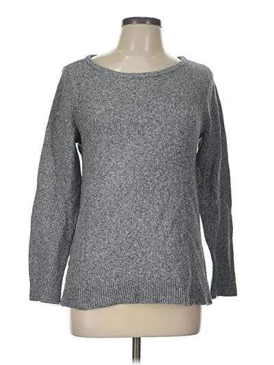 Pre-owned Ann Taylor Loft Pullover Sweater In Gray