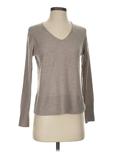 Pre-owned Ann Taylor Loft Pullover Sweater In Gray