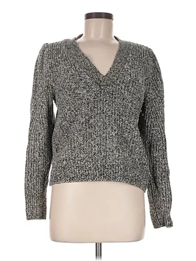 Pre-owned Ann Taylor Loft Pullover Sweater In Gray