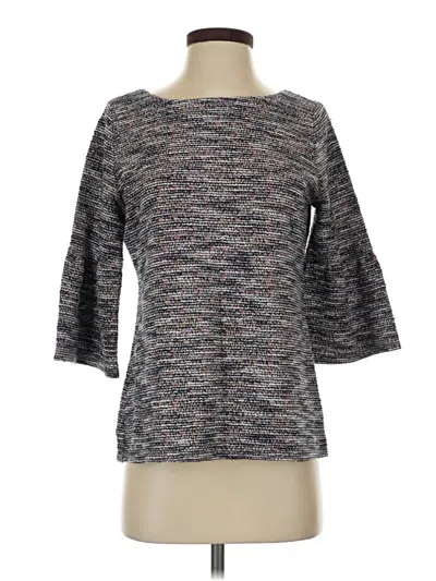 Pre-owned Ann Taylor Loft Pullover Sweater In Gray