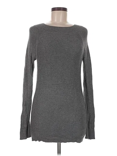 Pre-owned Ann Taylor Loft Pullover Sweater In Gray