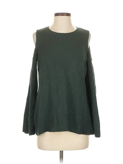 Pre-owned Ann Taylor Loft Pullover Sweater In Green