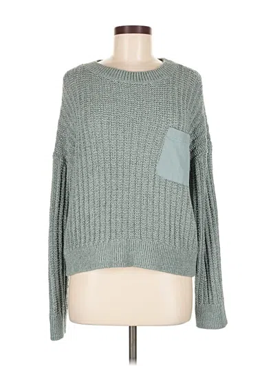 Pre-owned Ann Taylor Loft Pullover Sweater In Green