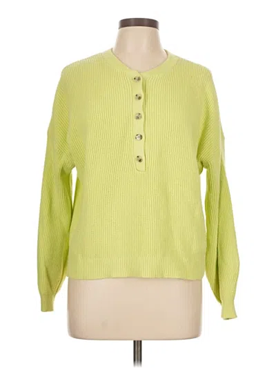 Pre-owned Ann Taylor Loft Pullover Sweater In Green
