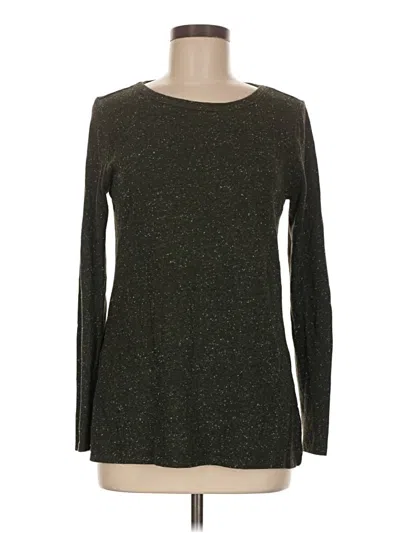 Pre-owned Ann Taylor Loft Pullover Sweater In Green