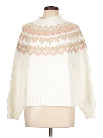Ann Taylor Loft Pullover Sweater In Ivory