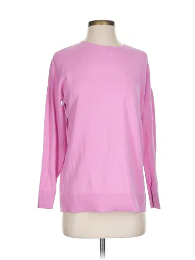 Pre-owned Ann Taylor Loft Pullover Sweater In Pink