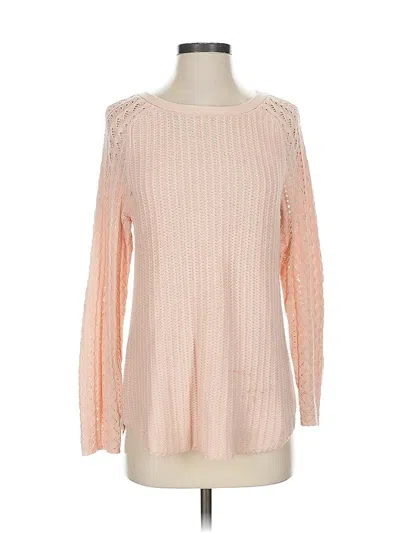 Pre-owned Ann Taylor Loft Pullover Sweater In Pink