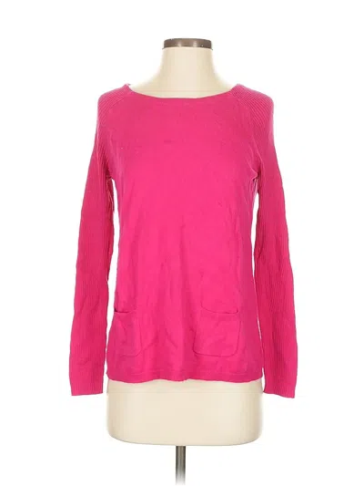 Pre-owned Ann Taylor Loft Pullover Sweater In Pink