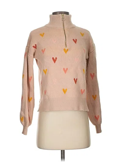 Pre-owned Ann Taylor Loft Pullover Sweater In Pink